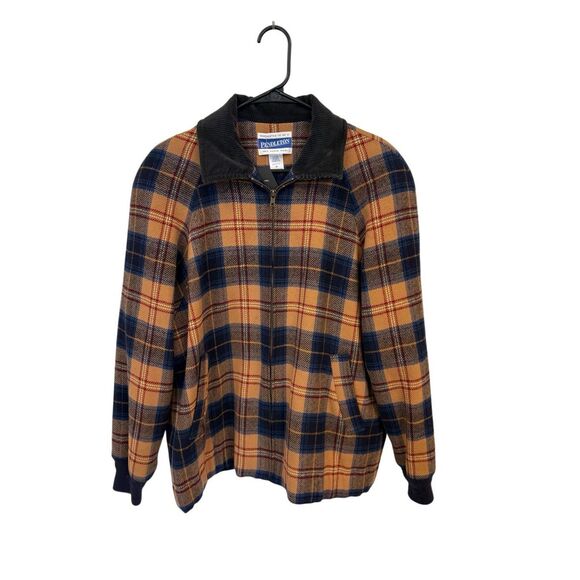 Vintage Pendleton Plaid Patterned Flannel Top - Picture 1 of 8